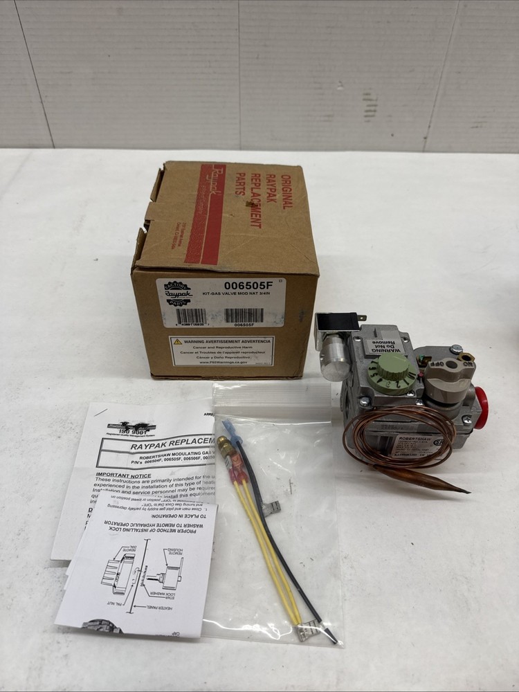 Raypak 006505F 3/4" NAT GAS MODULATING GasVlv