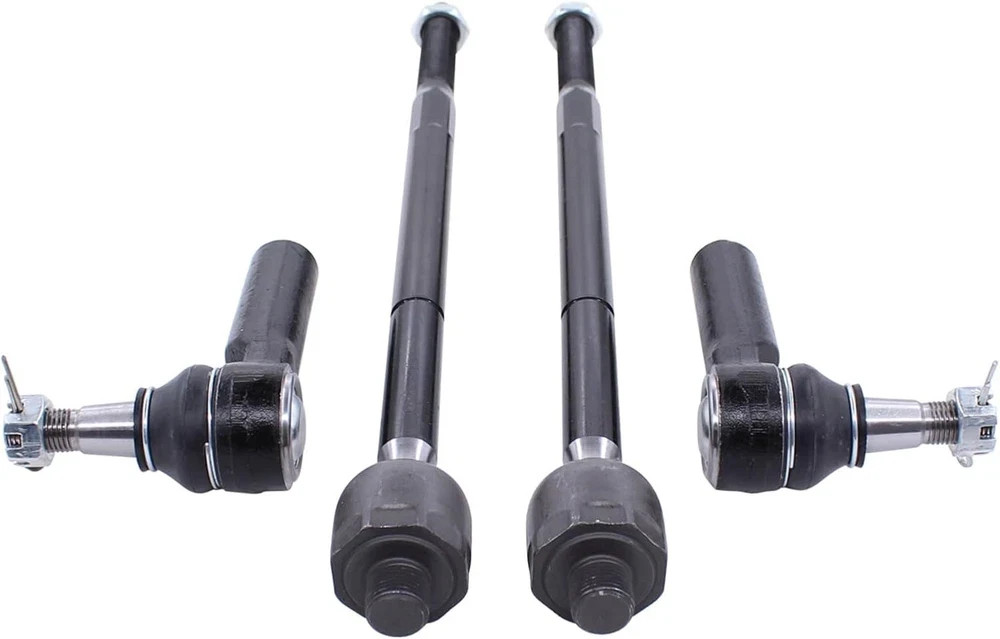 Front Inner and Outer Tie Rod Ends with Boot for Ram 1500 2013-2018