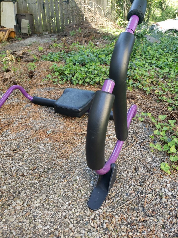 Original Purple Ab Roller Plus Crunch Rocker For Abdominal Exercise Stabilizer