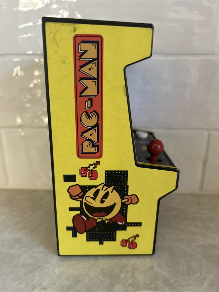 Basic Fun Pac-Man Handheld Mini Arcade Game Bandai Namco Pacman Tested Working
