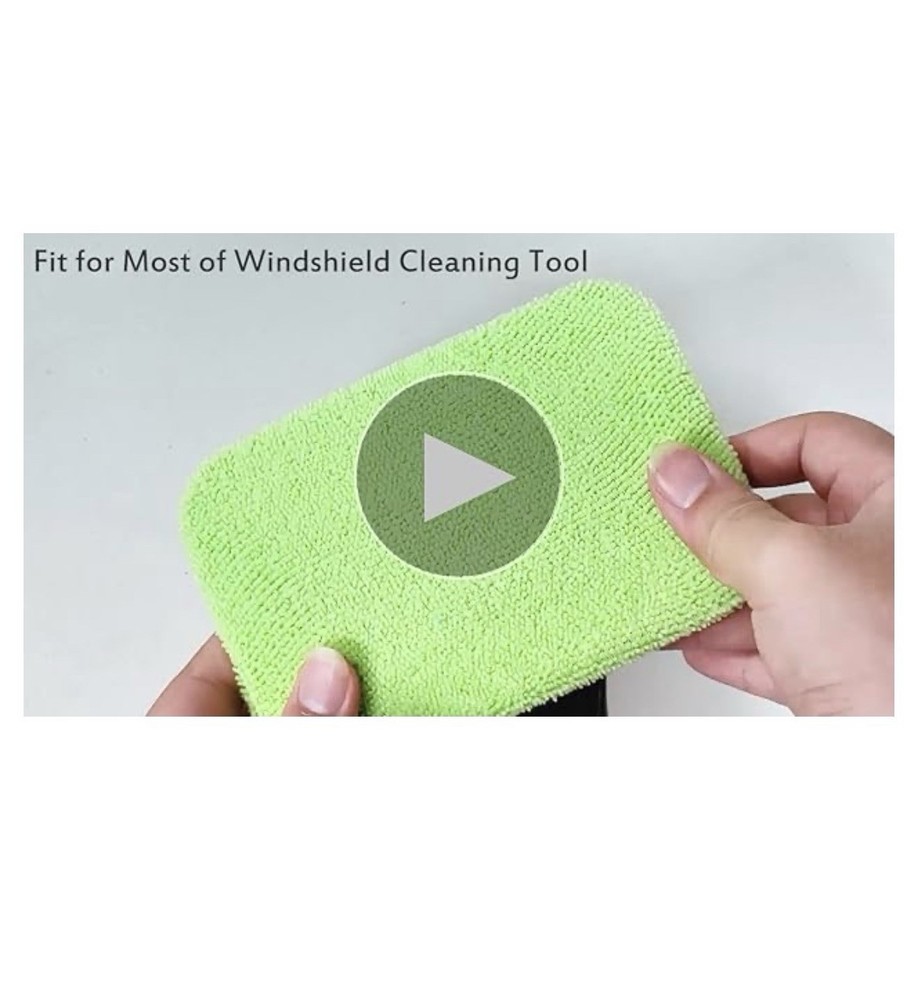 5 Pack Microfiber Replacement Bonnets for Windshield Cleaners - Eco-Friendly