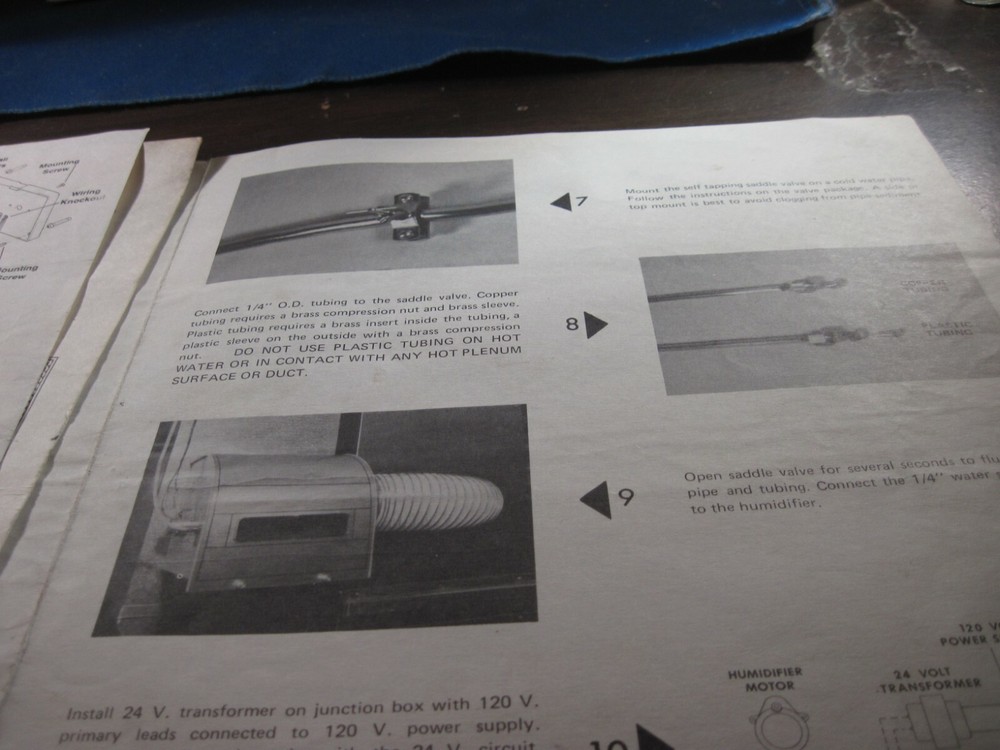 General 81 Humidifier instructions