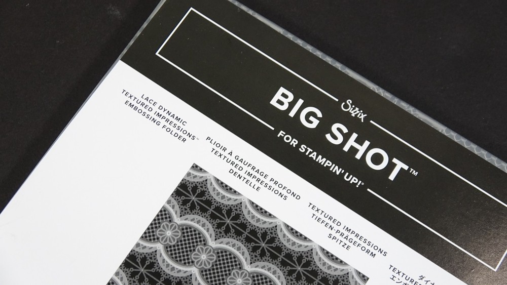 Sizzix Big Shots Embossing Folder Lace Dynamic 148530