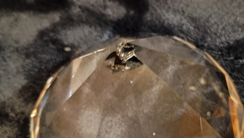 Huge Glass Diamonds SET OF THREE