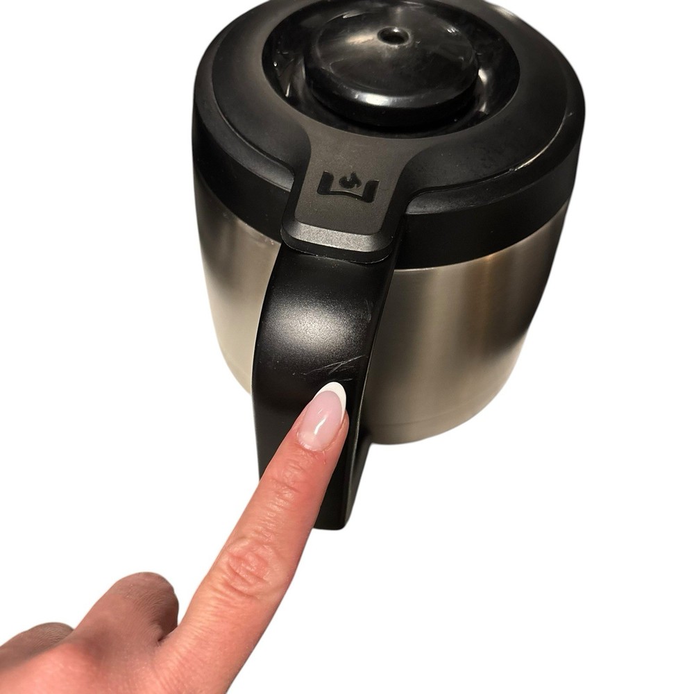 Wolf Gourmet Programmable Coffee Maker WGCM100S Auto Drip System Red Knobs READ