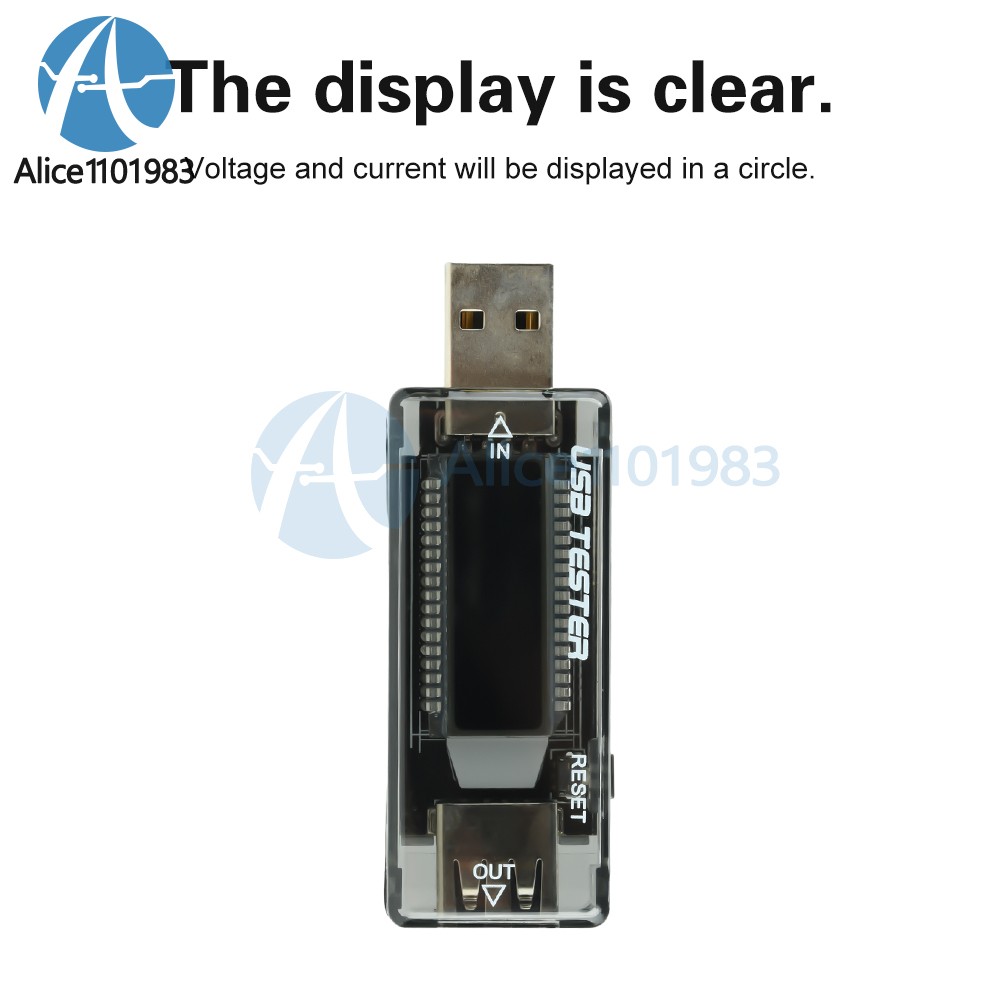 USB Current Voltage Tester USB Voltmeter Ammeter USB Power Detector 4-30V 0-3A