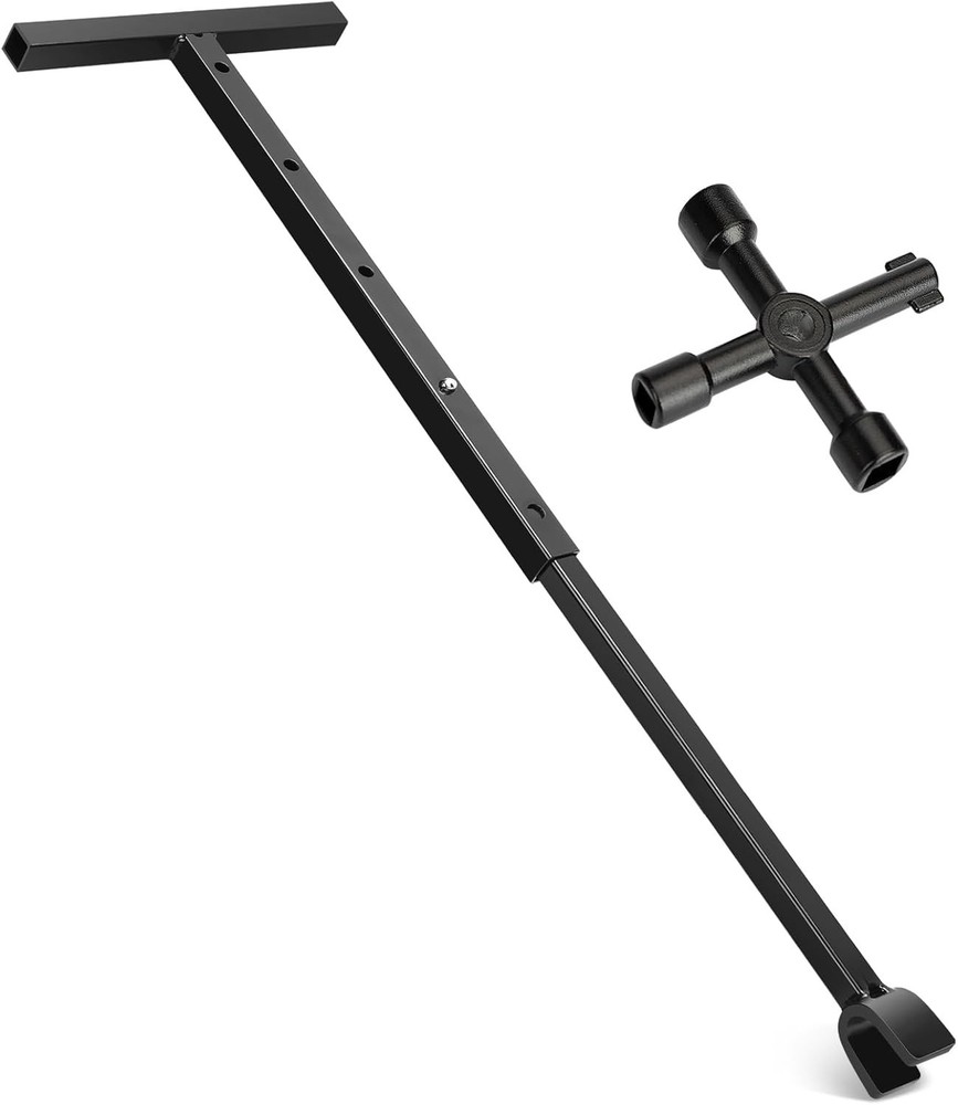 Multi-Functional Water Meter Shut Off Tool 29" T-Handle