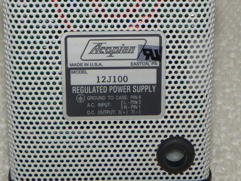 Acopian 12J100 Regulated Power Supply