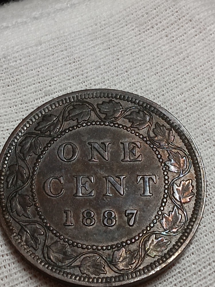 👉1887 Canada One Cent - Higher GRADE MS Choice Stunning A/22