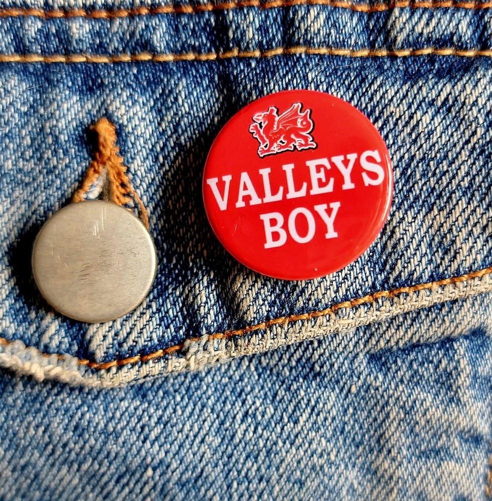Valleys Boy - Small Button Badge - 25mm diam