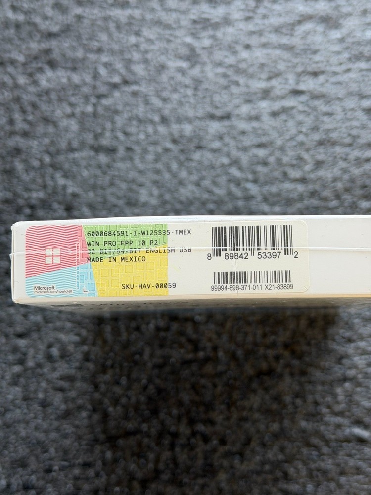 Microsoft Windows 10 Pro Professional USB 3.0 New Sealed