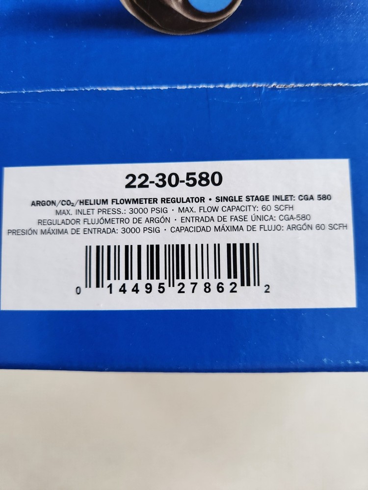 Miller 22-30-580 Argon/CO2 Flowmeter Regulator