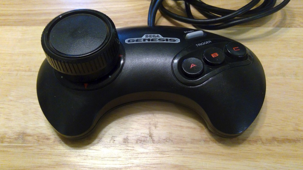 Vectrex Hydra SEGA Genesis Modded Controller Spinner Joystick Control Panel Mod