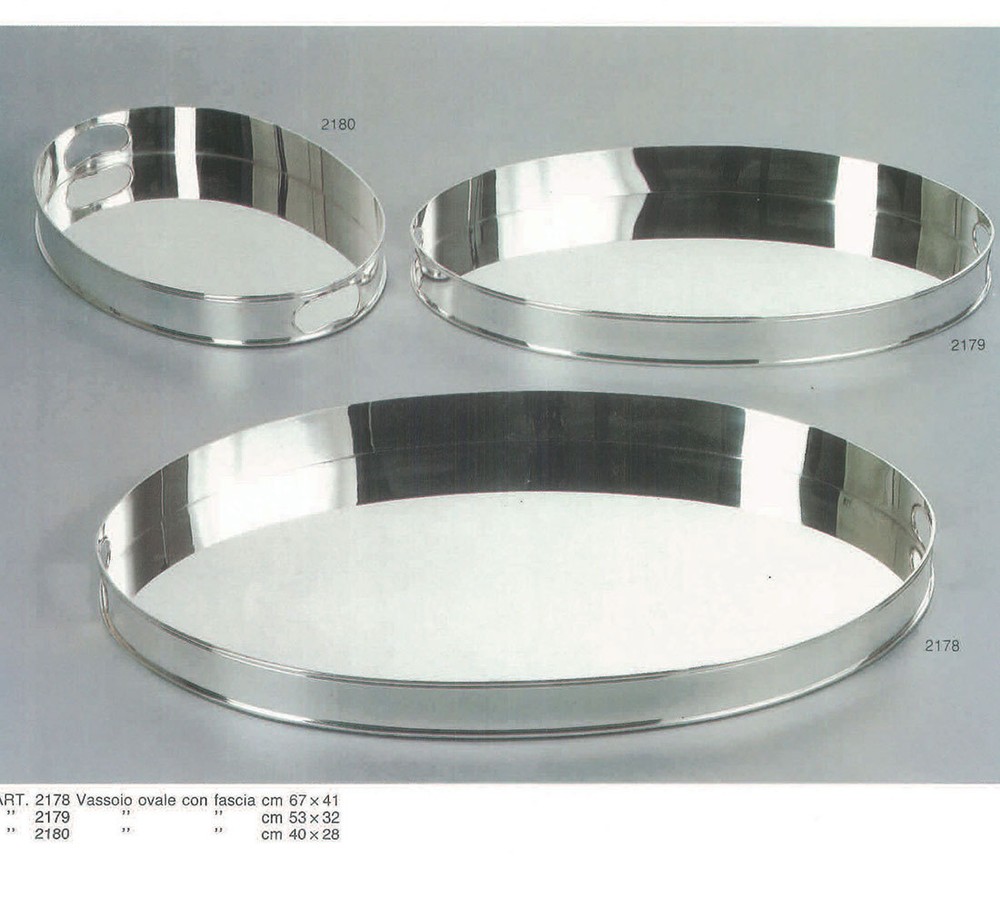 Large Silver Gallery Tray Large 26 in. Quality Silver
