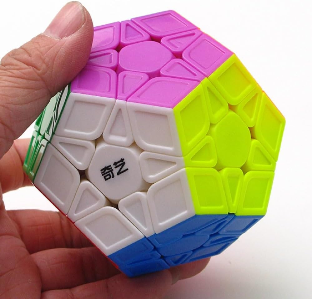 Megaminx Speed Cube, Stickerless 3X3X3 Pentagonal Speed Cube Dodecahedron Magic