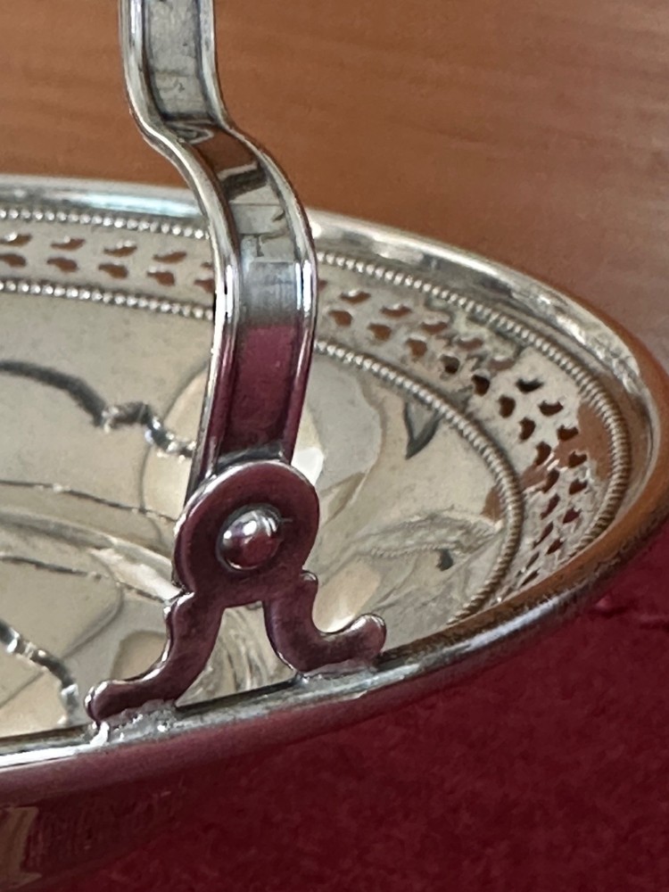 Antique El-Sil-Co Sterling Silver 2701 Cemented Base Compote