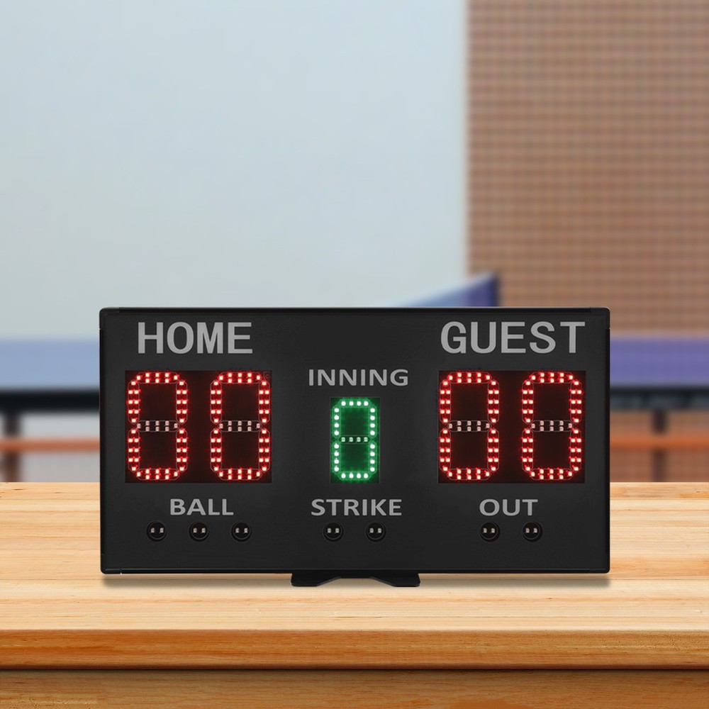 High-Light Digital Scoreboard, Electronic Baseball Scoreboard Remote Control
