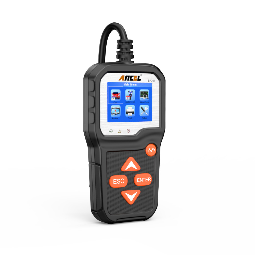 ANCEL BA301 Battery Tester Load Analyzer 6V 12V Voltage Cranking Charging System