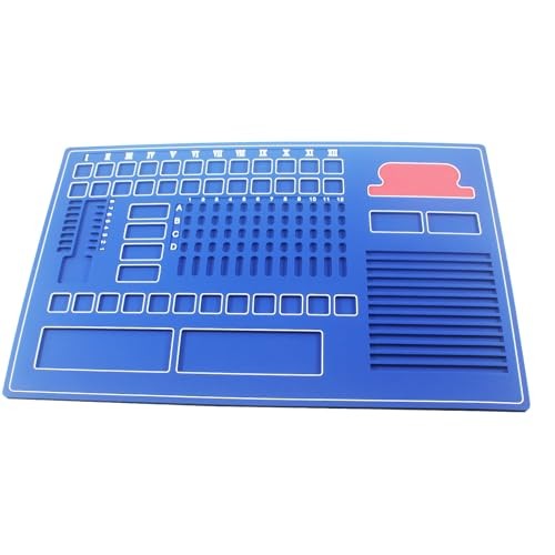 Rubber Work Mat, Heavy Duty Silicone Rubber Worktable Mat for Lock Pinning Blue