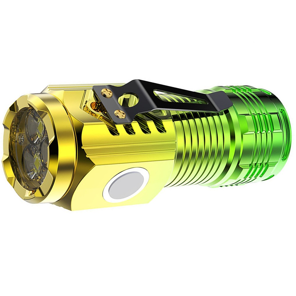 Portable Bright Flashlight 3* 3030LED Lamp Beads Super Bright Flashlight aa
