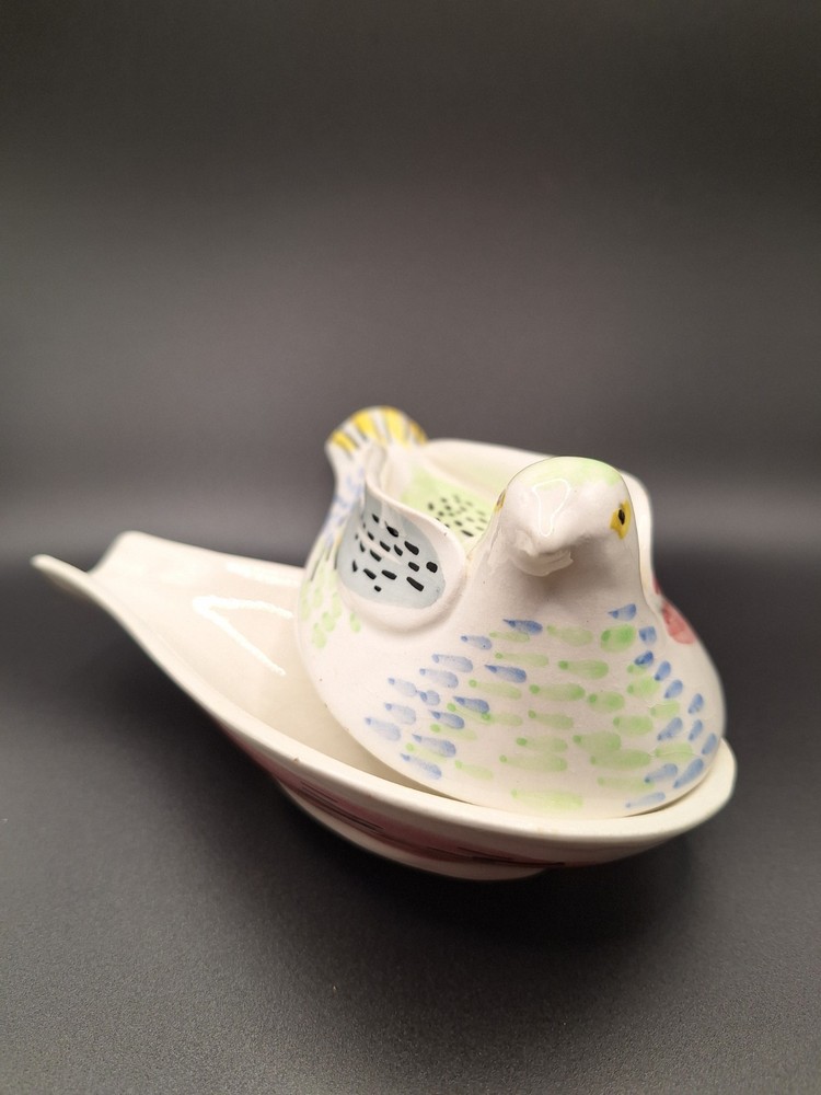 White Dove Ceramic Trinket Box