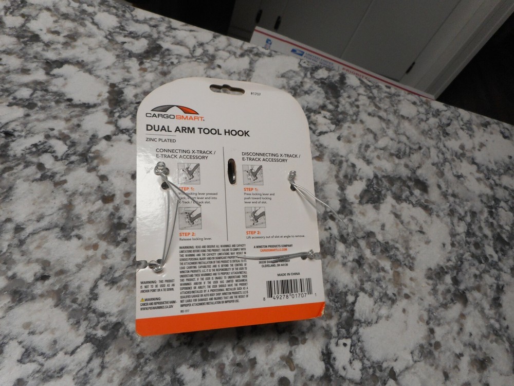 Dual Arm TOOL Hook Hardware cargo smart