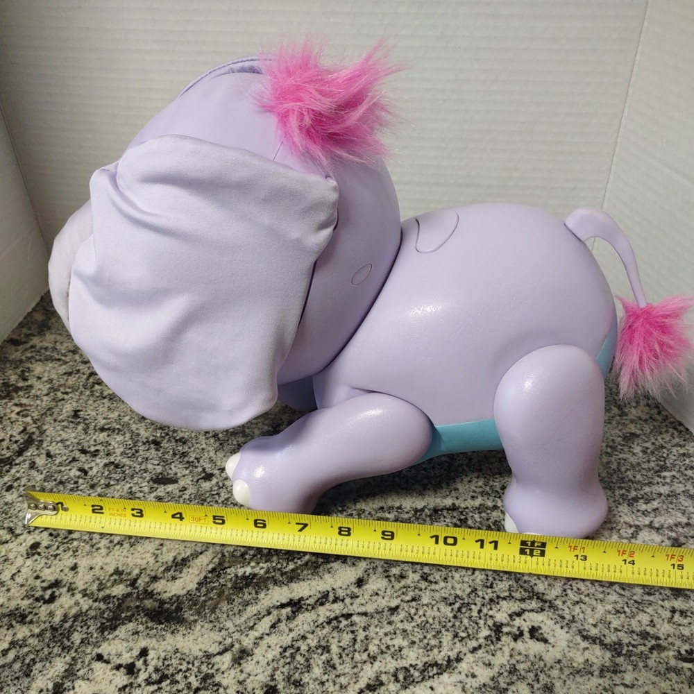 Spin Master Juno My Baby Elephant Sounds Talks burps Interactive Toy Works