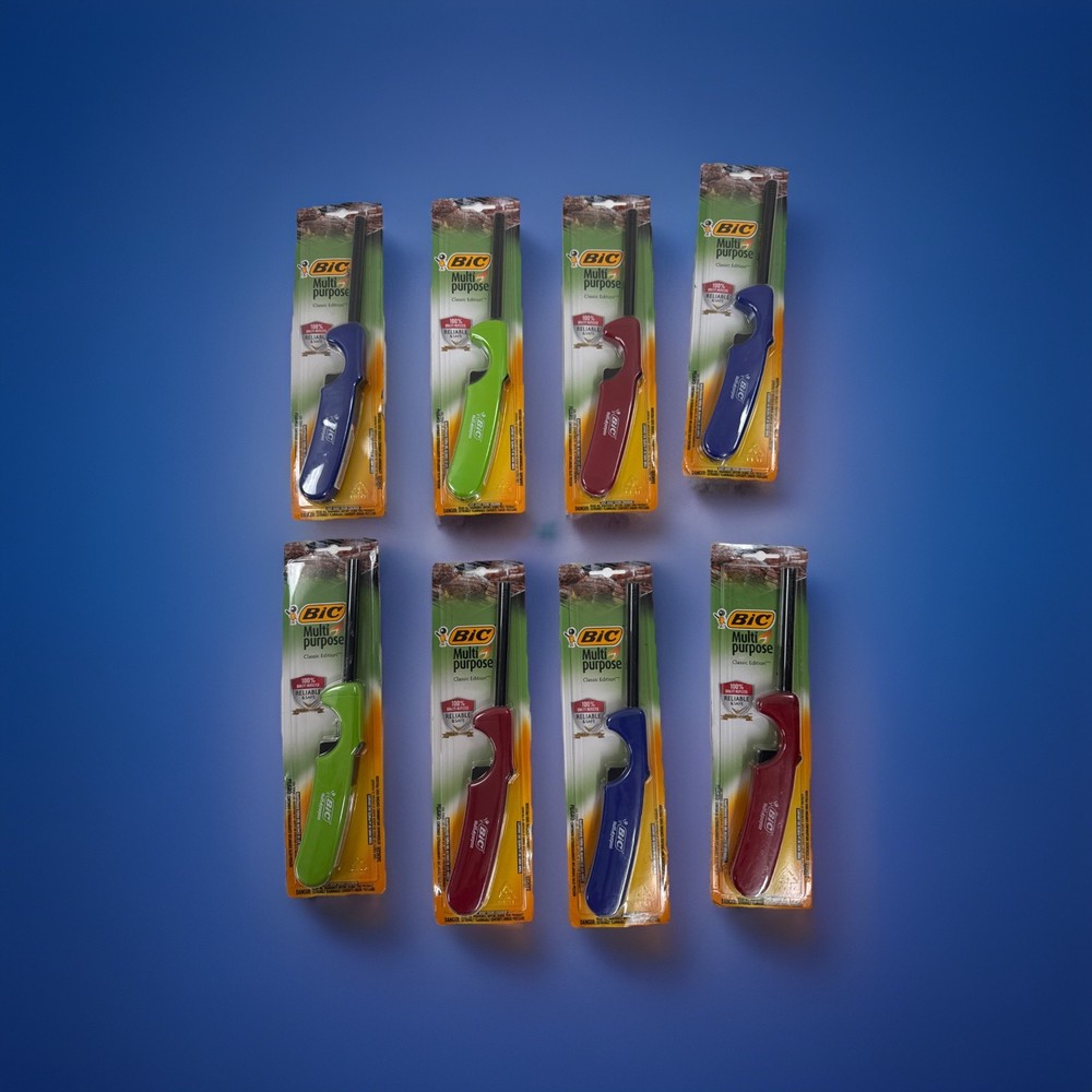 8 Pack Bic Multipurpose Lighter
