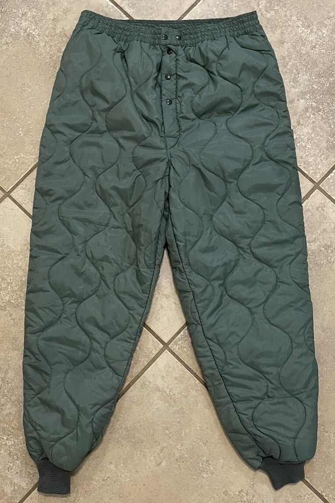 Vintage USAF Flyer Trouser Quilted Liners Size Large