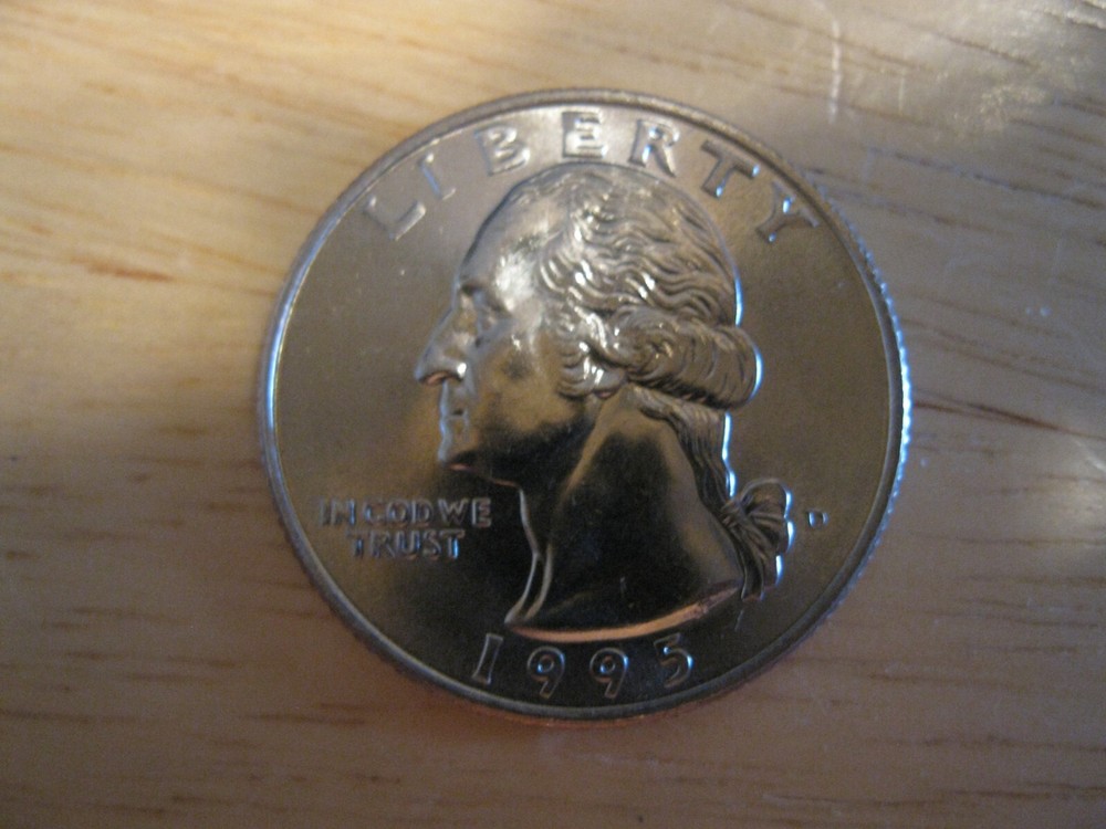 1995 D Washington Quarter Dollar Gem BU!