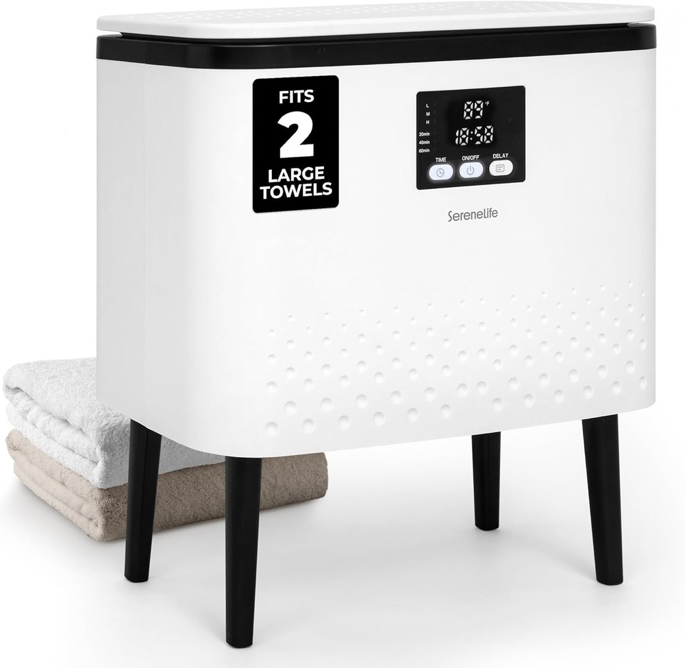 SereneLife Rectangular Towel Warmer Bucket 20L Large Capacity
