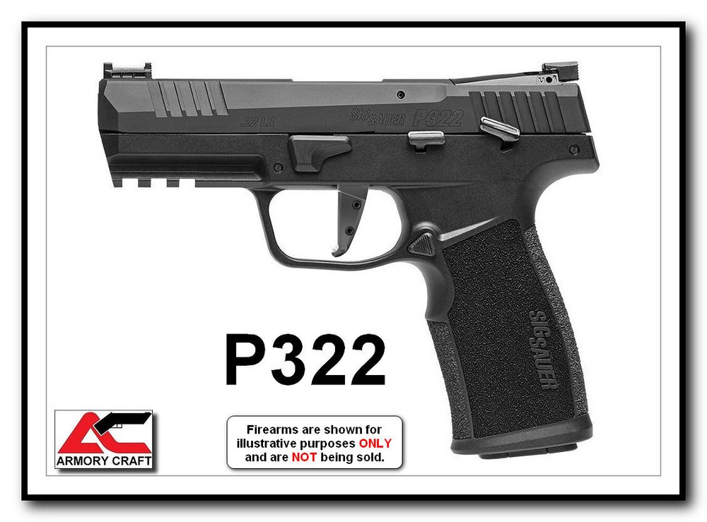 Sig Sauer P322 Dual-Adjustable Flat Trigger by Armory Craft