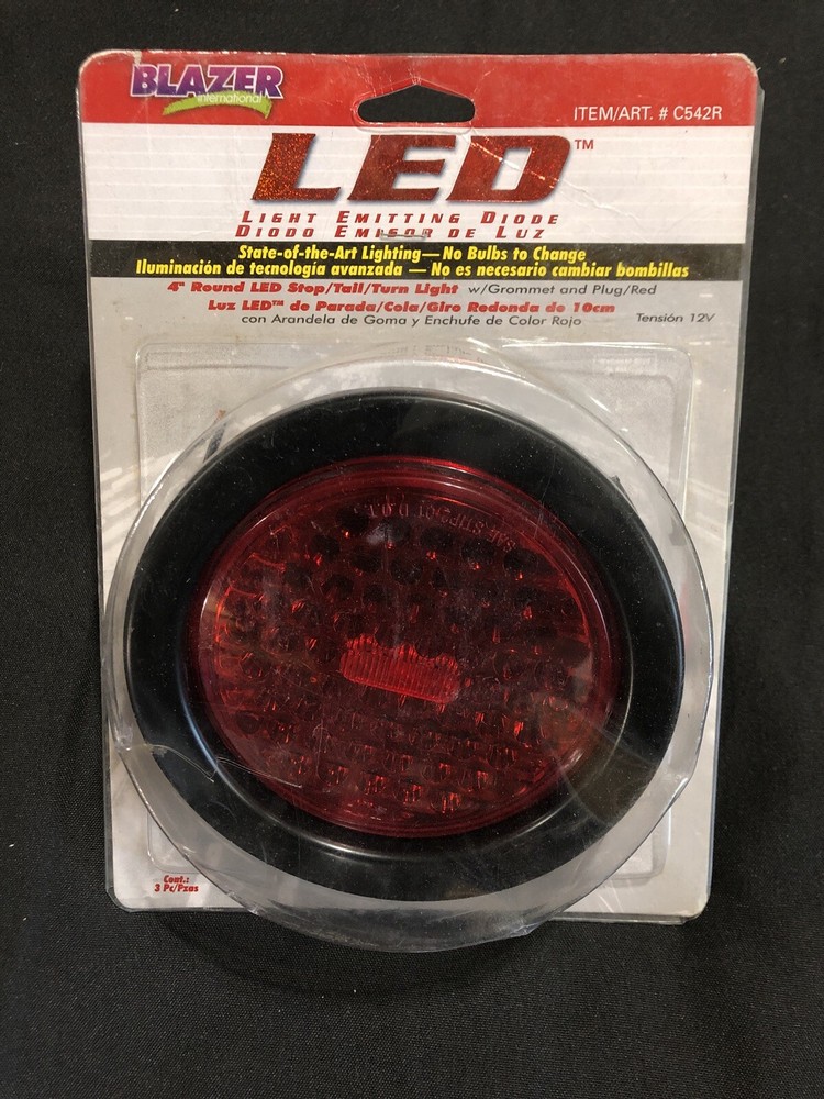 Blazer C542R 4" LED Round Stop/Tail/Turn Light (New)