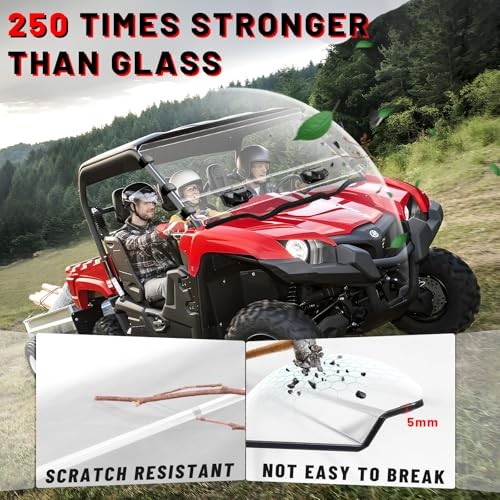 Viking Windshield Scratch Resistant Vent Front Windshield Vent windshield