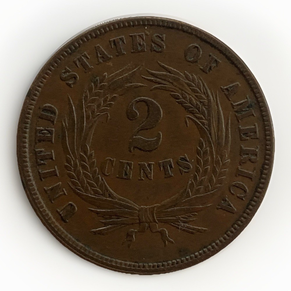 1868 Two Cent Piece – Sharp – High Grade Example ✨Beautiful Early U.S. Copper
