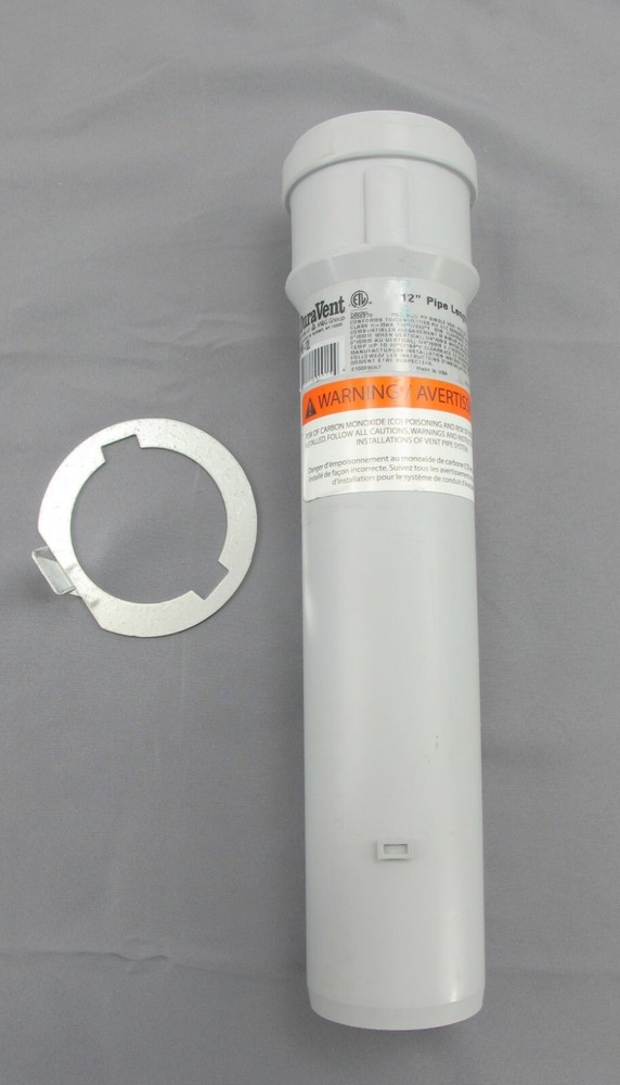 DuraVent PolyPro - 2" Diameter - Straight Pipe 12 Inch - 2PPS-12L