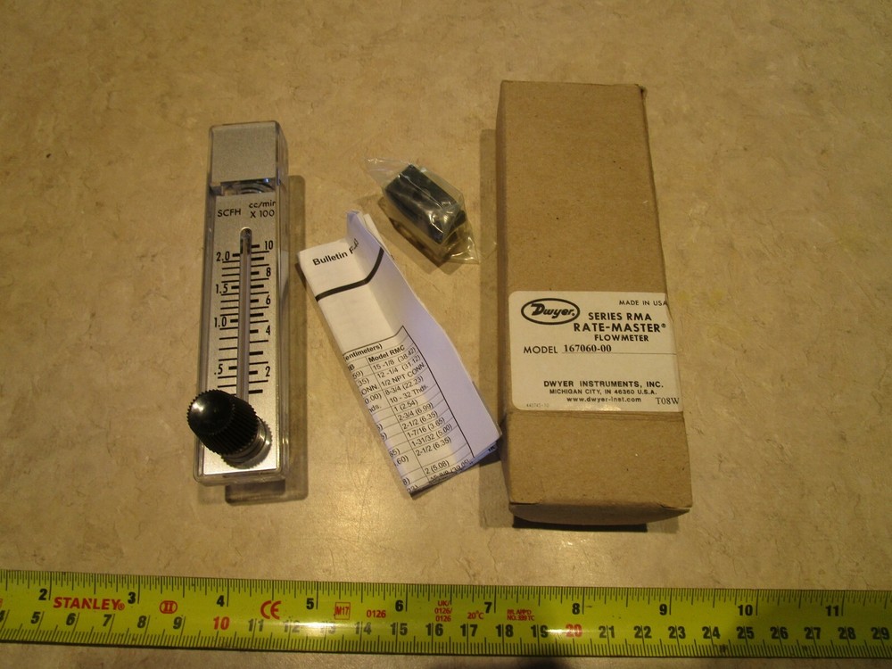 Dwyer 167060-00 Series RMA Rate-Master Flowmeter, C0151