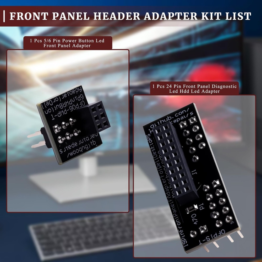Front Panel Header Adapter Compatible with Dell Optiplex 7010 9010 7020 9020 ...
