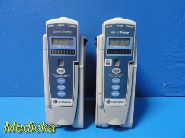 2 X Model 8100 IV Infusion Pump Modules | Channel Error | Software Issue ~ 38377