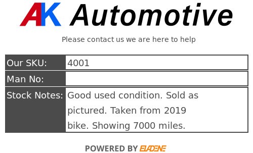 SUZUKI SV650 AL9 2019 - ABS Pump