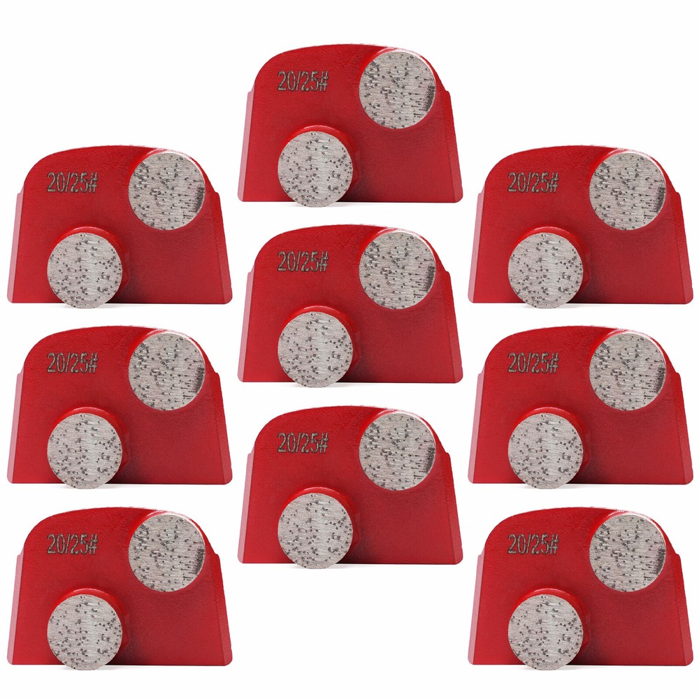 9*Durable Medium Bond Diamond Segments 20/25 Grit Floor/Concrete Grinding Disc