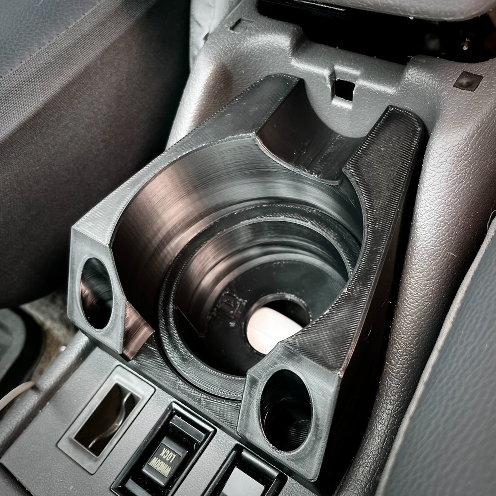 1990-1995 2nd Generation Toyota 4Runner Cup Holder Double Compartment Console