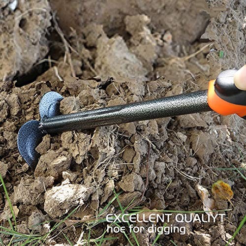 Edward Tools Carbon Steel Hand Hoe black