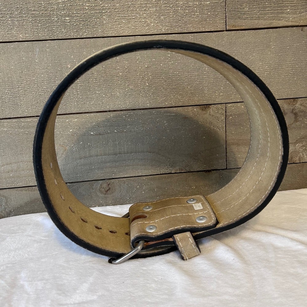 Heavy Duty Weightlifting Belt Suede Leather Back Support