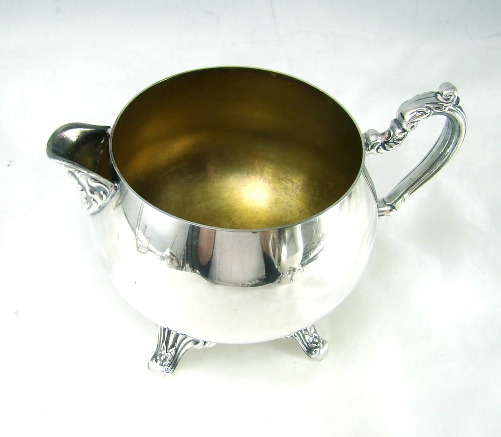 Oneida Silverplate DU MAURIER Footed Creamer