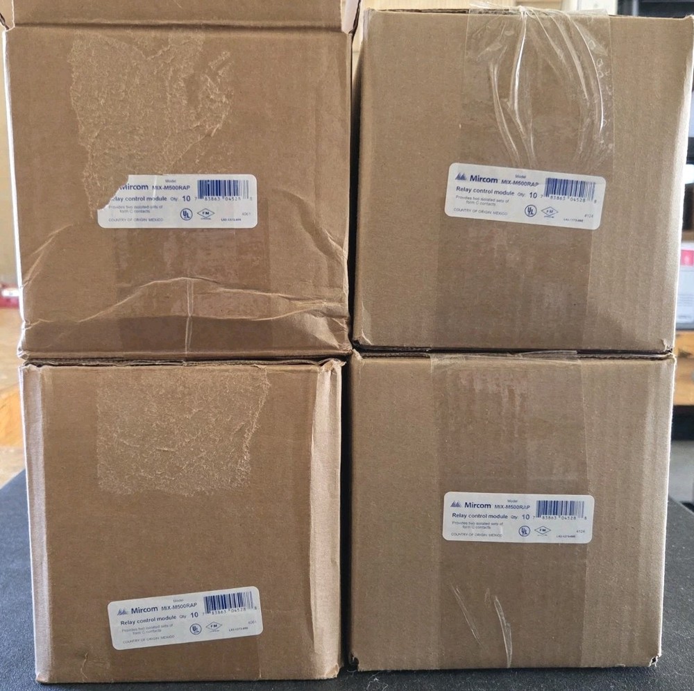 MIRCOM MIX-M500RAP RELAY CONTROL MODULE - BRAND NEW - 37 AVAILABLE - "WHITE"