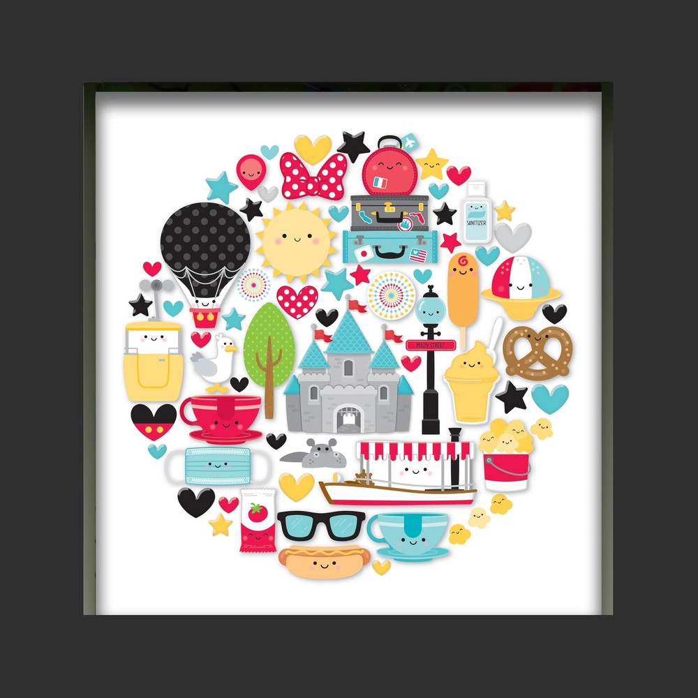 Doodlebug Design Shadow Box Insert Kit-Fun At The Park
