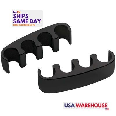 Billet Specialties 69681, 2 Pack 4 Wire Separator Floating Black Pair Performanc