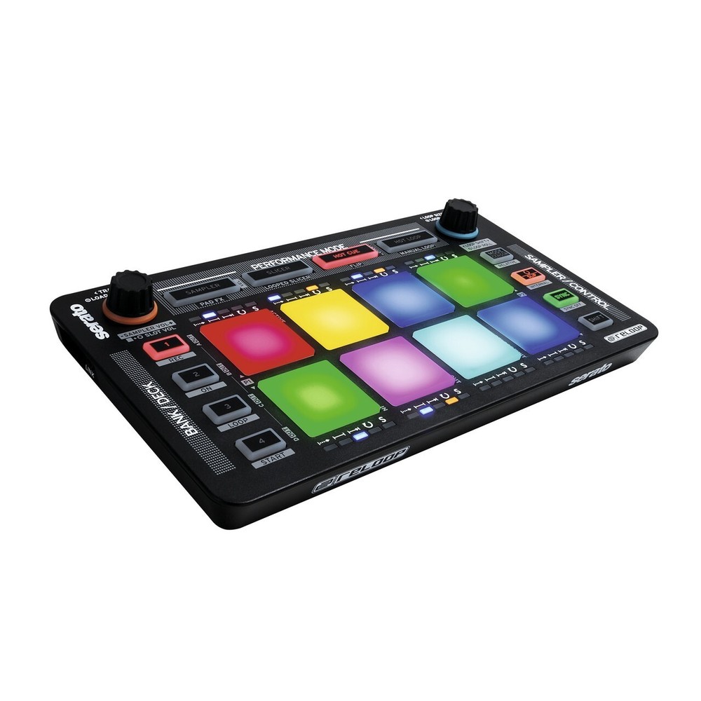 Reloop Neon USB Modular Performance Drum Pad Controller for Serato DJ