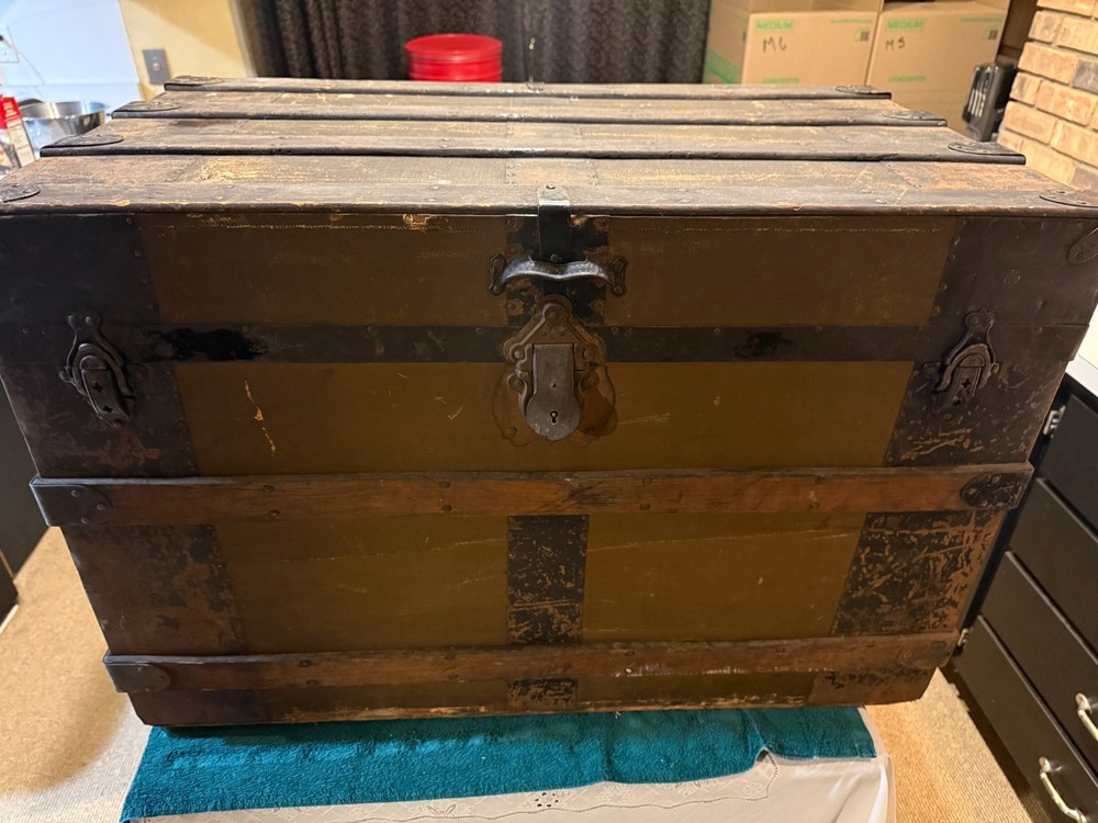 Antique Steamer Trunk